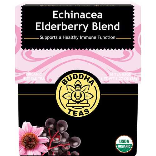 Organic Echinacea Elderberry Blend Tea Bags x18