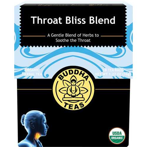 Organic Throat Bliss Blend Tea Bags x18