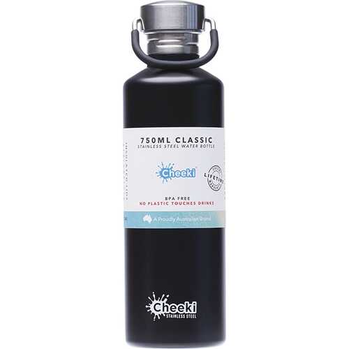 Stainless Steel Bottle - Matte Black 750ml