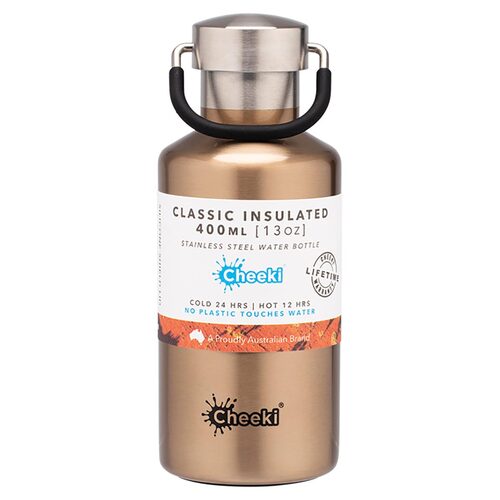 Insulated Stainless Steel Bottle - Champagne 400ml