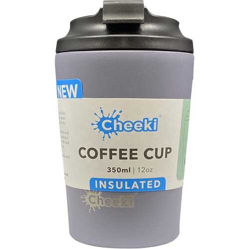 Insulated Stainless Steel Coffee Cup - Graphite 350ml