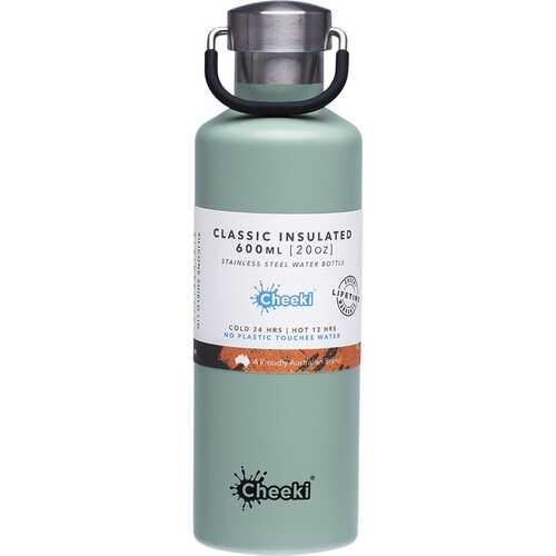Insulated Stainless Steel Bottle - Pistachio 600ml