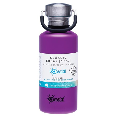 Stainless Steel Bottle - Purple 500ml