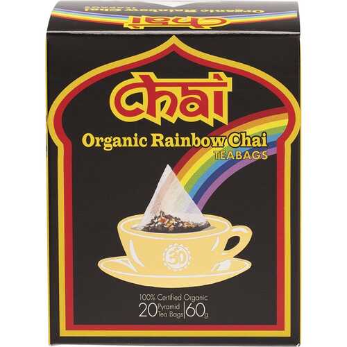 Organic Rainbow Chai Tea Bags x20