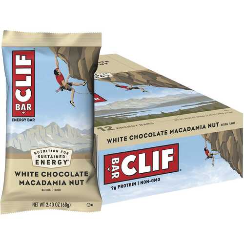 White Choc Macadamia Nut Energy Bar (12x68g)