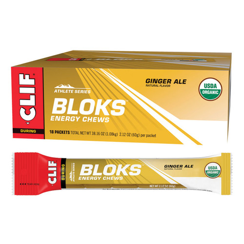 BLOKS Organic Energy Chews - Ginger Ale (18x60g)