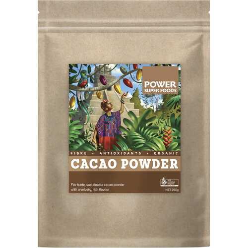 Organic Cacao Powder (Kraft Bag) 250g