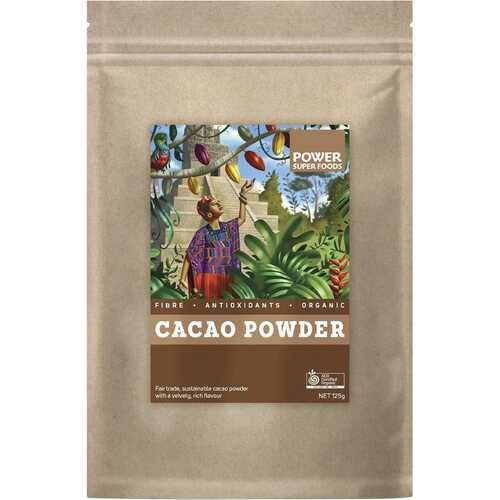 Organic Cacao Powder (Kraft Bag) 125g