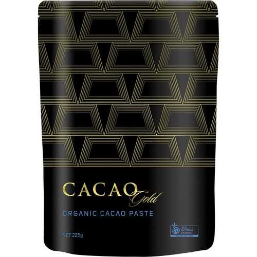 Organic GOLD Cacao Paste 225g