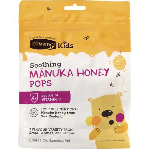 Kids Soothing Manuka Honey Pops x15