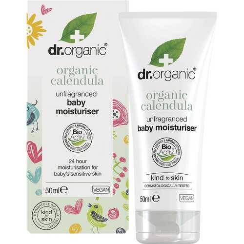 Organic Calendula Baby Moisturiser - Unfragranced 50ml
