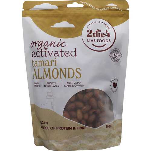 Activated Organic Tamari Almonds 600g
