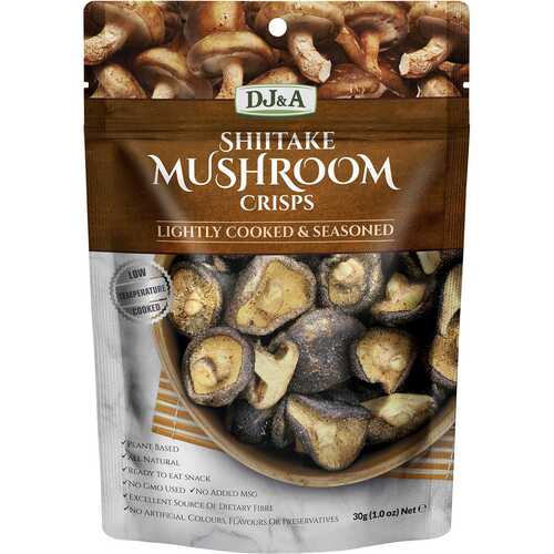 Natural Shiitake Mushroom Crisps (12x30g)