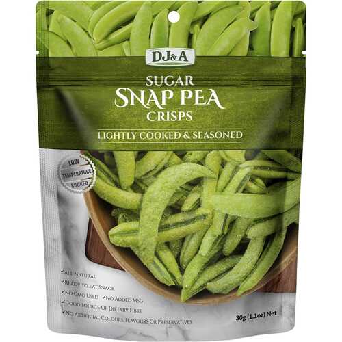 Natural Sugar Snap Pea Crisps (10x30g)