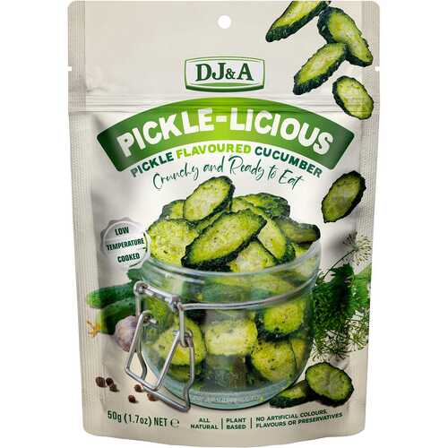 Pickle-Licious Pickle Flavoured Cucumber (9x50g)