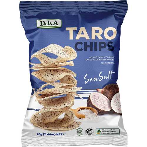 Natural Taro Chips - Sea Salt (5x70g)