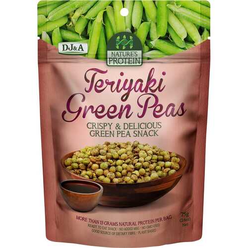 Nature's Protein - Teriyaki Green Peas (12x75g)