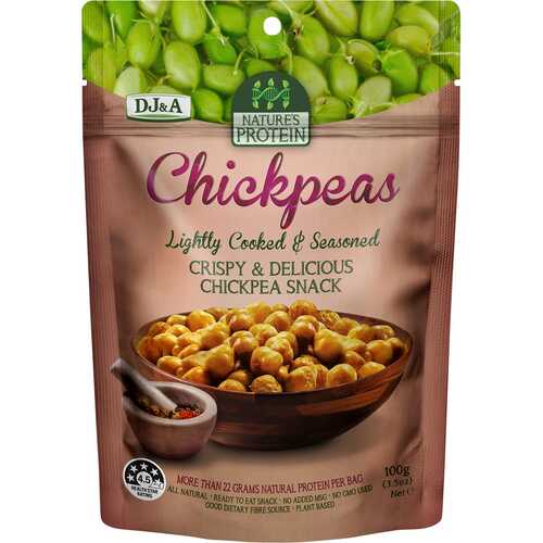 Nature's Protein - Lightly Seasoned Chickpeas (12x100g)