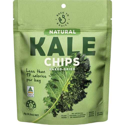 Back to Basics - Natural Kale Chips (10x6g)
