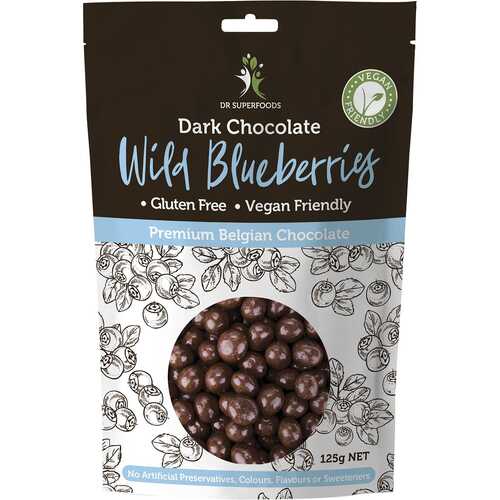 Dark Chocolate Coated Blueberries 125g