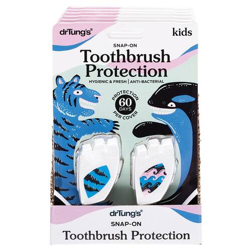 Kids Snap-On Toothbrush Protection (Twin Pack)