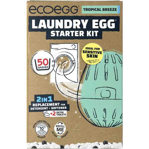Laundry Egg Starter Kit (50 Washes) - Tropical Breeze