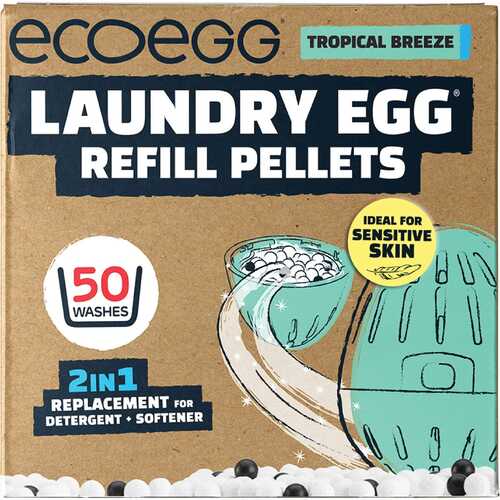 Laundry Egg Refill Pellets (50 Washes) - Tropical Breeze