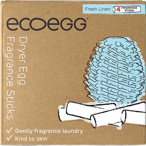Dryer Egg Fragrance Sticks Refill Pack - Fresh Linen x4