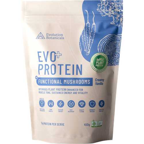 Evo+ Protein with Mushroom Blend - Vanilla 450g