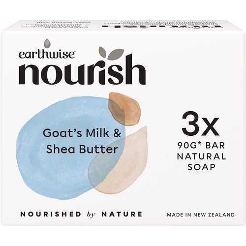 Natural Soap Bar - Goat's Milk & Shea Butter x3
