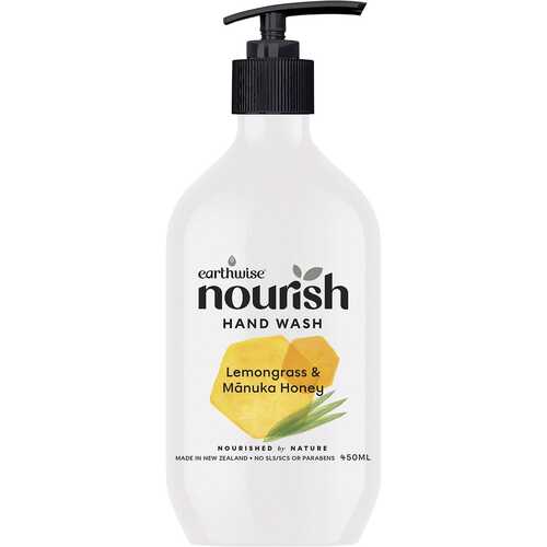 Natural Lemongrass & Manuka Hand Wash 450ml