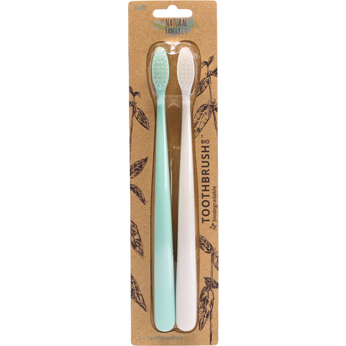 Bio Toothbrush (Mint & Desert) Twin Pk
