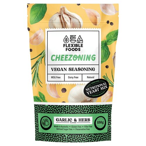Cheeze Vegan Seasoning - Garlic Herb 150g