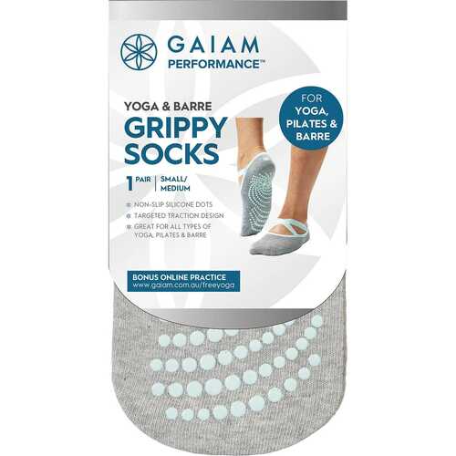 Yoga & Barre Grippy Socks - Small/Medium