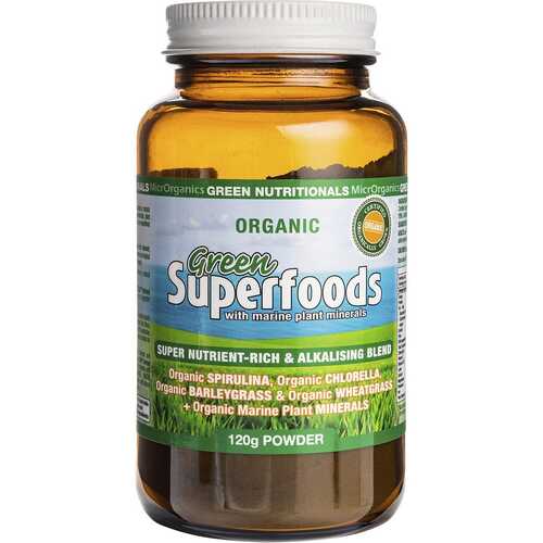 Organic Green Superfoods Powder 120g