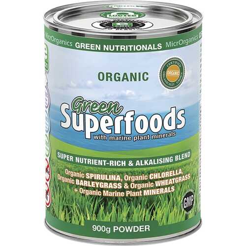 Organic Green Superfoods Powder 900g