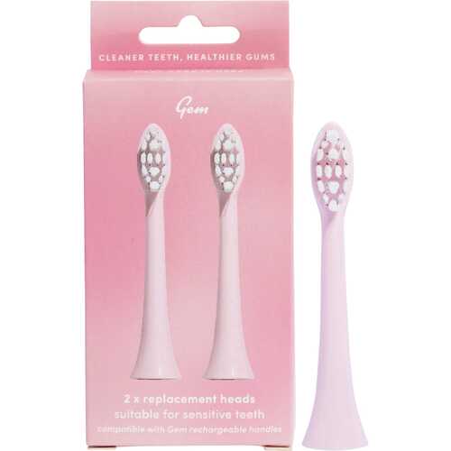 Electric Toothbrush Replacement Heads - Coconut x2