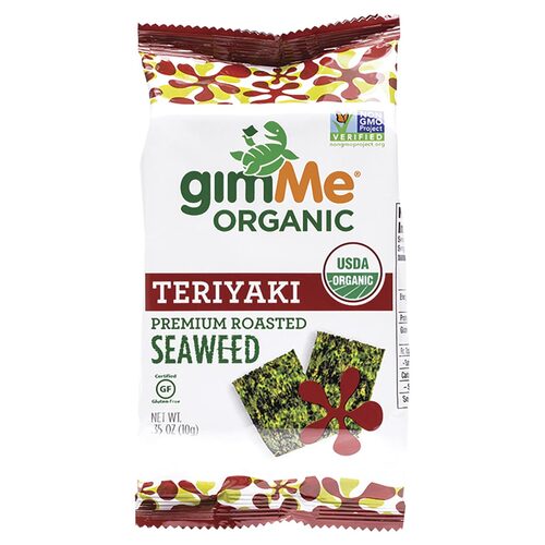 Organic Roasted Seaweed Snacks - Teriyaki 10g