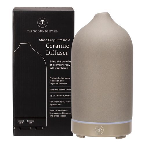 Ceramic Essential Oil Diffuser - Stone Grey