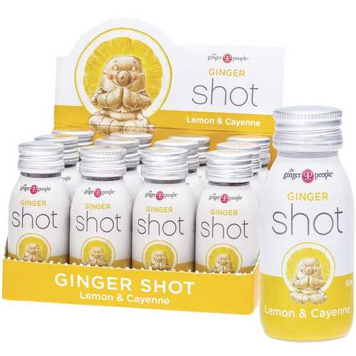 Ginger Shots - Lemon & Cayenne (12x60ml)