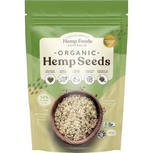 Organic Hemp Seeds 114g