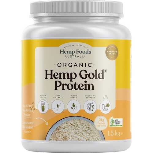 Organic Hemp Gold Protein 1.5kg