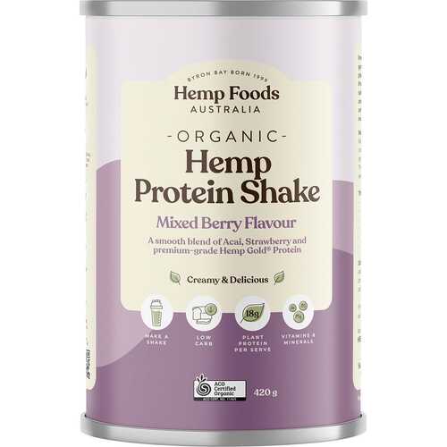 Organic Hemp Protein - Mixed Berry & Acai 420g