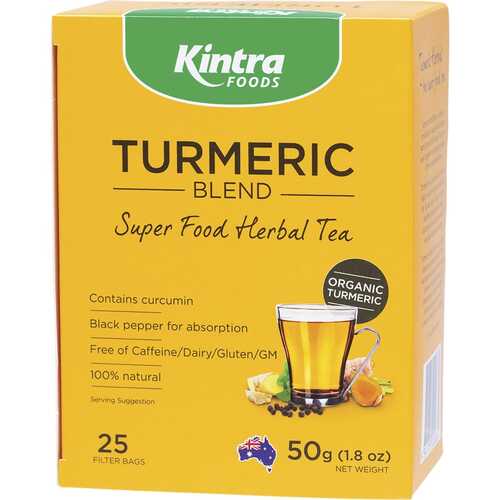 Turmeric Blend Herbal Tea Bags x25