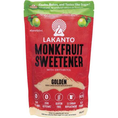 Golden Monkfruit Sweetener (+Erythritol) 500g