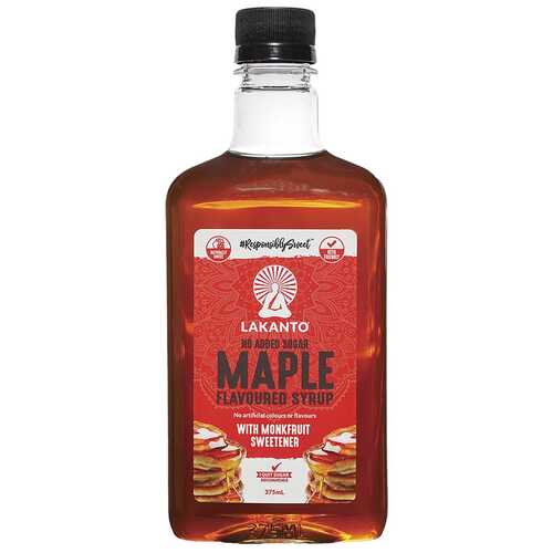Monkfruit Maple Flavoured Syrup 375ml
