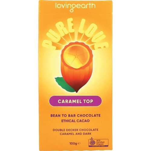 Organic Caramel Top Double Decker Chocolate (11x100g)
