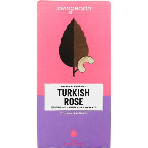 Organic Turkish Rose Cashew Mylk Chocolate (11x80g)