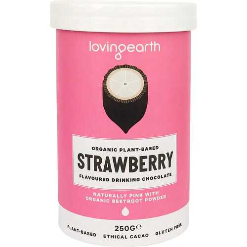 Organic Drinking Chocolate - Strawberry 250g