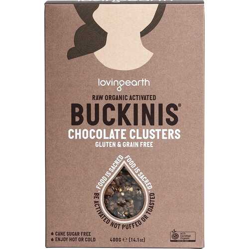 Organic Buckinis Chocolate Clusters 400g